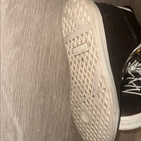 Men's Size 41 Giuseppe Zanotti High-Top Sneakers in Brown and White - Picture 4 of 7